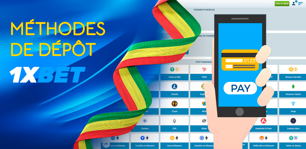 Options de dépôt et de retrait sur 1xBet Cameroun
